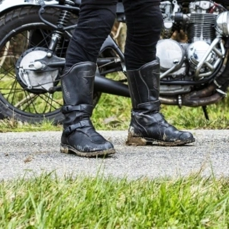 MATRIX w.p. – čierne kožené moto topánky Stylmartin