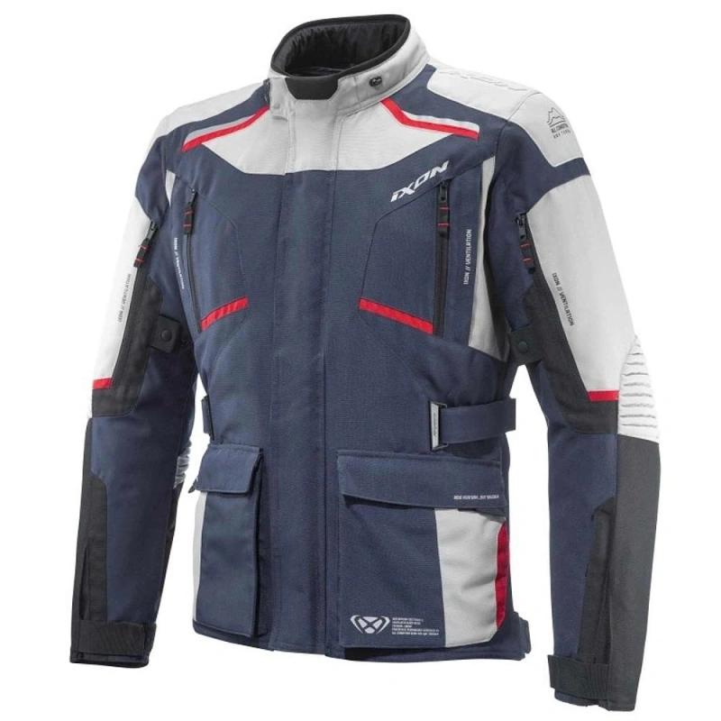 MIDGARD 6024 - pánska modrá textilná moto bunda IXON