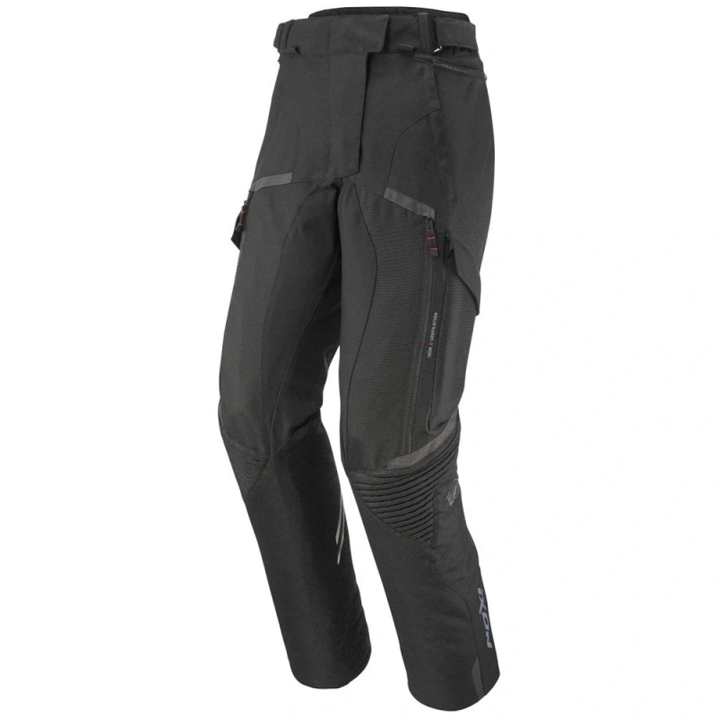 MIDGARD PANT 1001 – pánske čierne textilné moto nohavice IXON