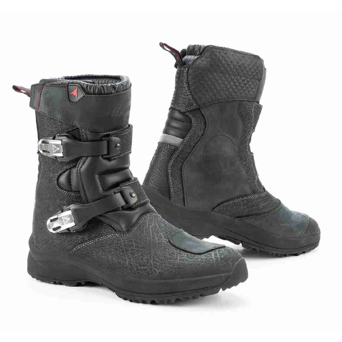 NAVAJO EVO LOW w.p. - čierne kožené moto enduro topánky Stylmartin