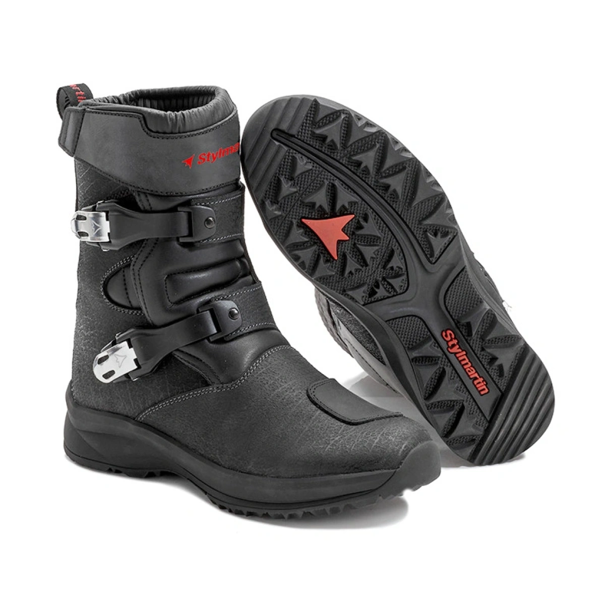 NAVAJO EVO LOW w.p. - čierne kožené moto enduro topánky Stylmartin