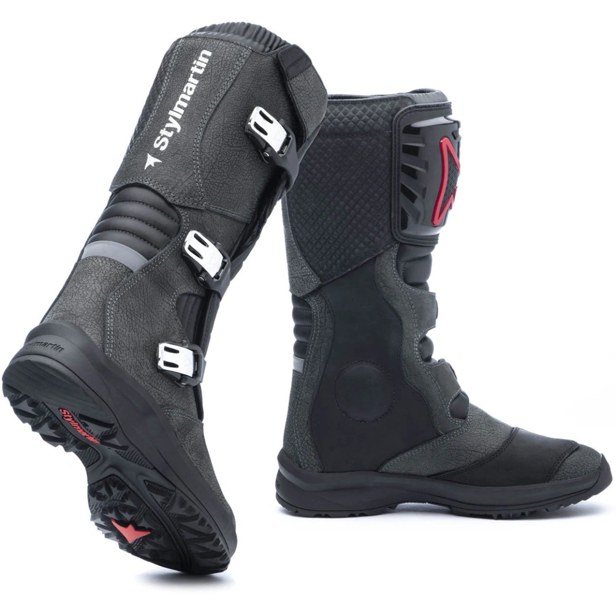 NAVAJO w.p. - čierne kožené moto enduro topánky Stylmartin