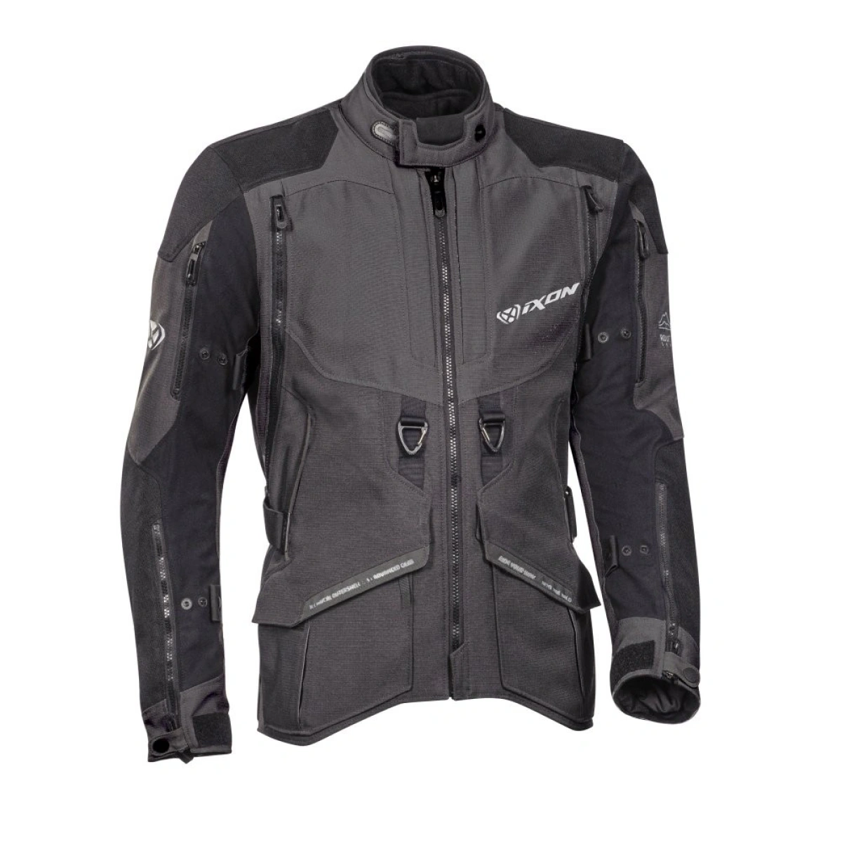 RAGNAR 1103 – pánska čierno-sivá moto bunda Ixon