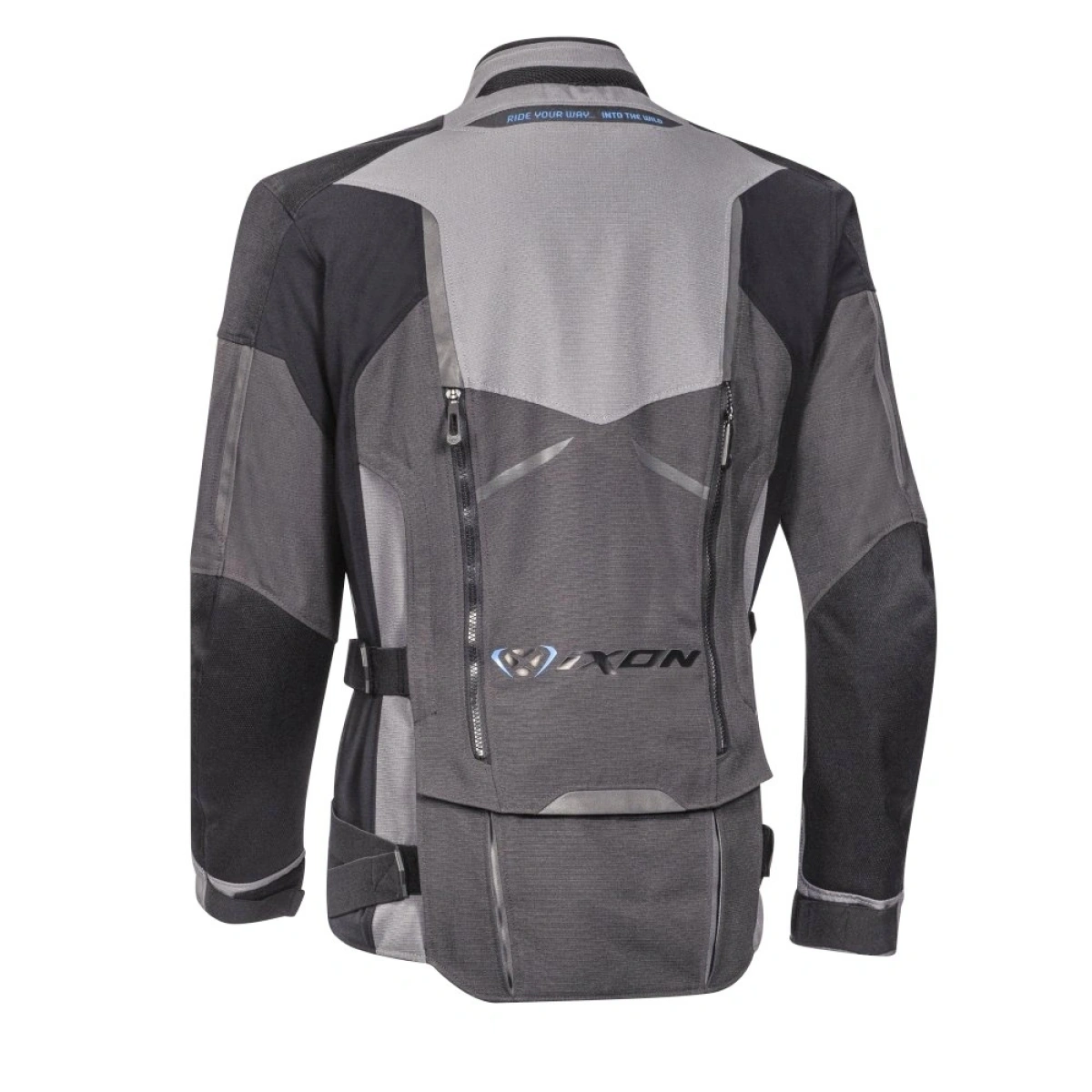 RAGNAR 4053 - pánska sivá moto bunda Ixon