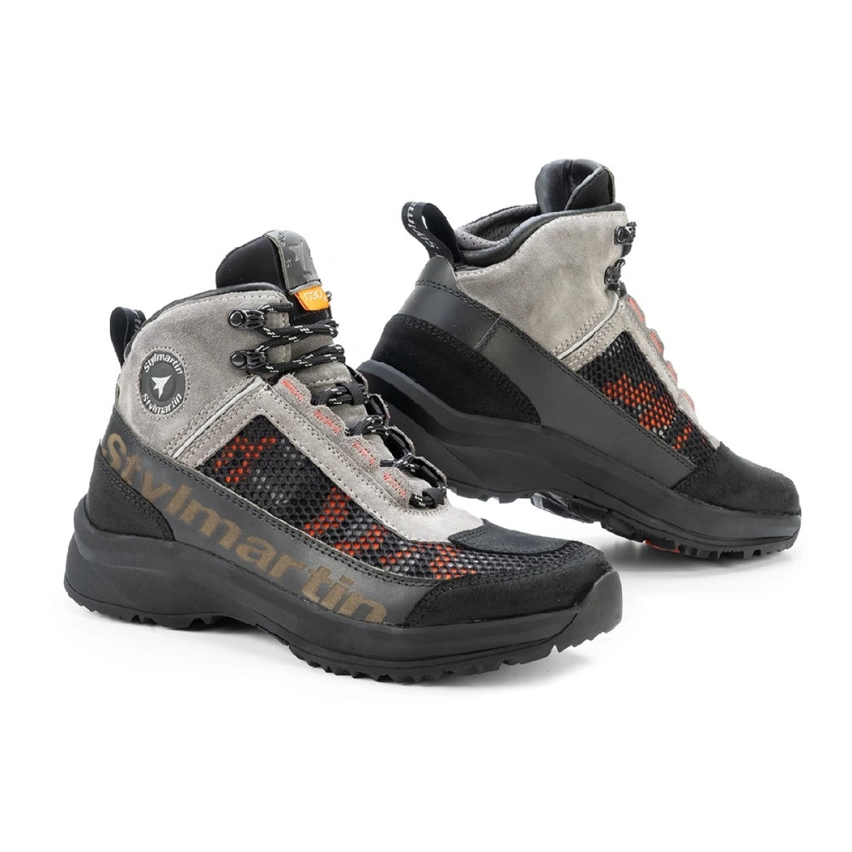 VERTIGO AIR – sivé outdoor moto topánky Stylmartin