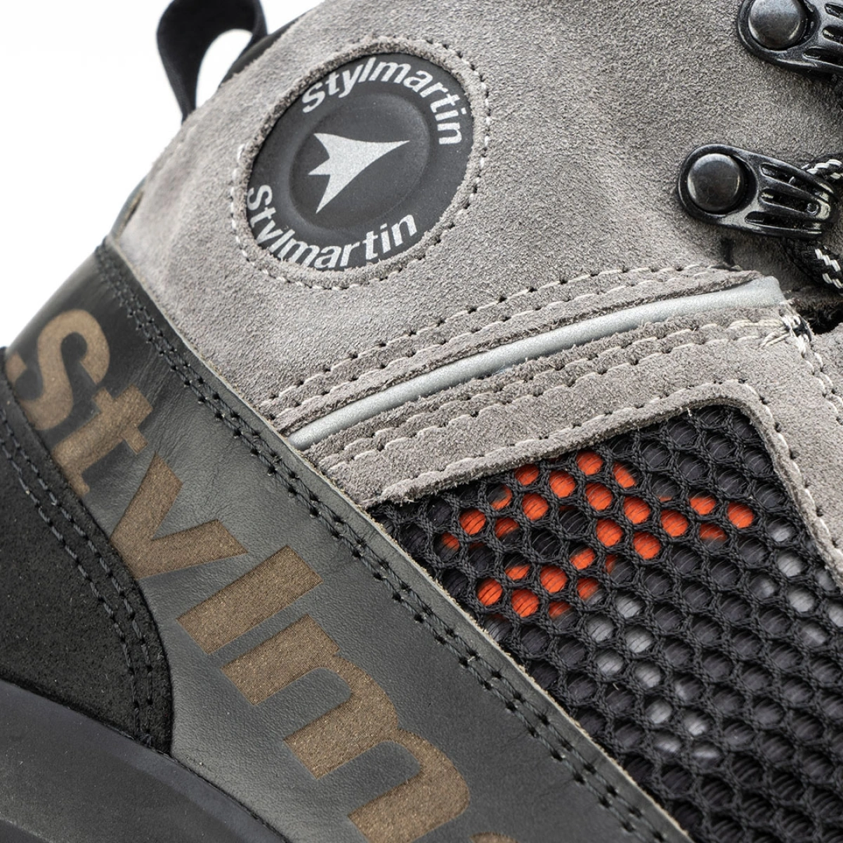 VERTIGO AIR – sivé outdoor moto topánky Stylmartin
