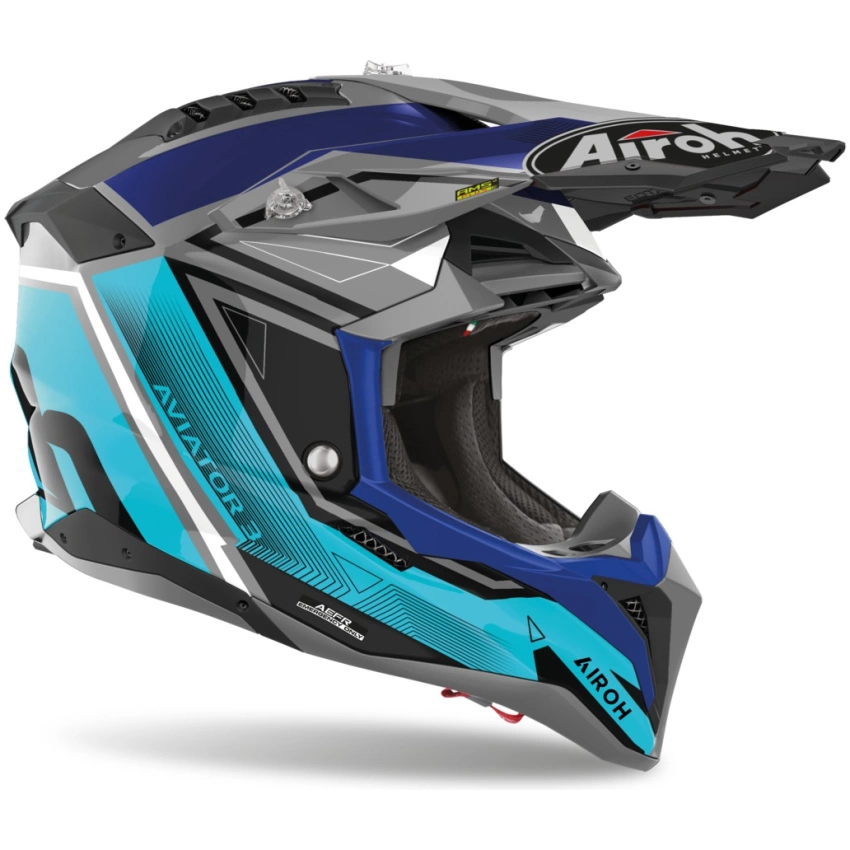 AIROH AVIATOR 3 LEAGUE modrá / S