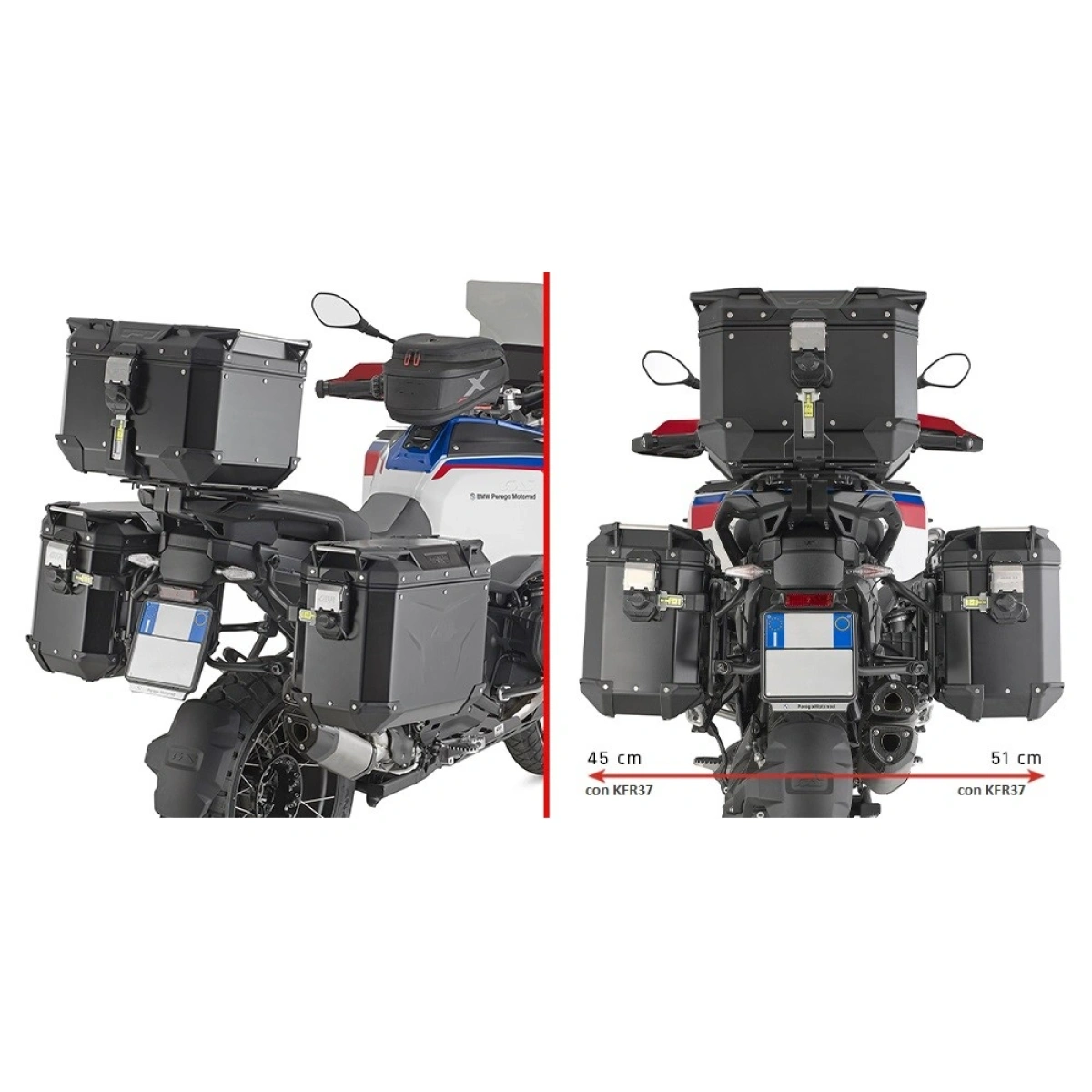 KLO5146CAM nosič bočných kufrov BMW R 1300 GS (25-26)