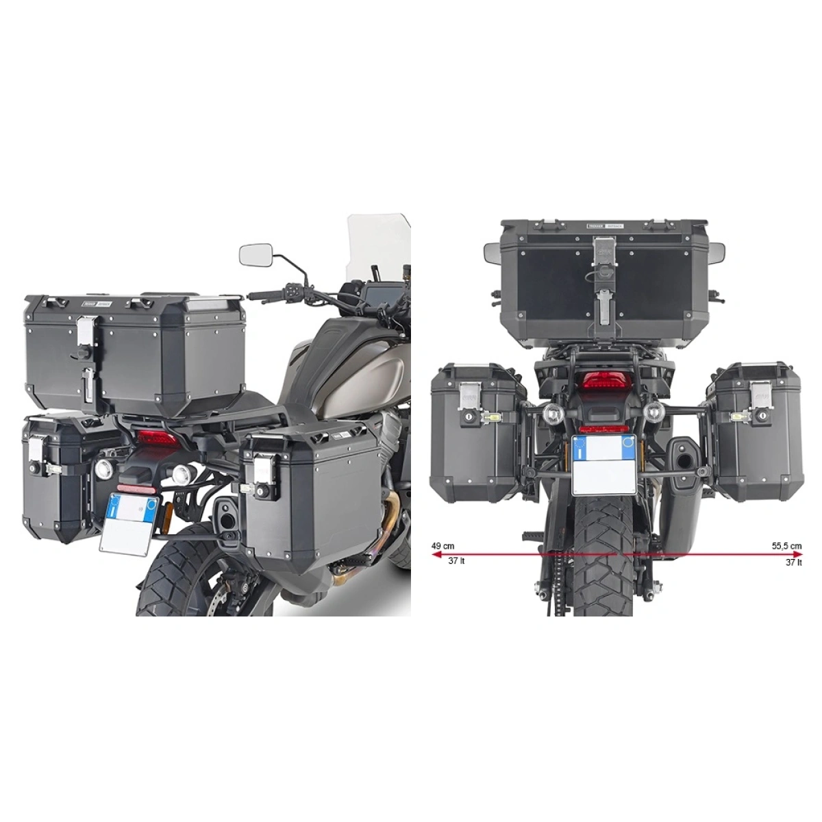 KLO8400CAM nosič bočných kufrov HARLEY DAVIDSON Pan America 1250 (21-26)