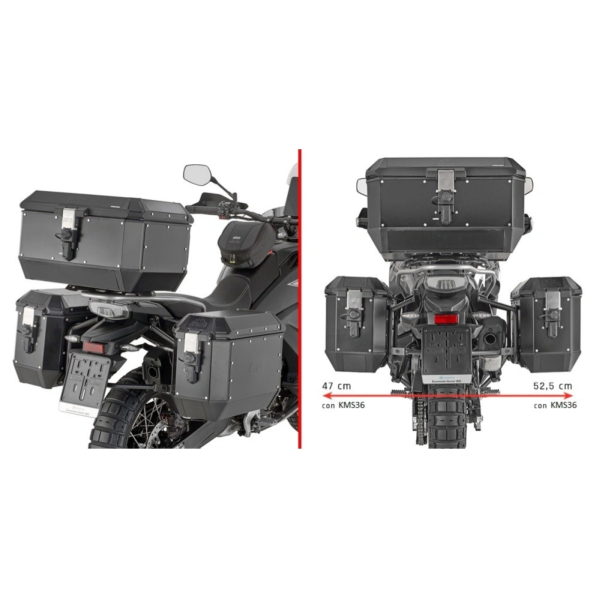 KLO9230MK nosič bočných kufrov CFMOTO 800 MT-X / 1000 MT-X (25-26)