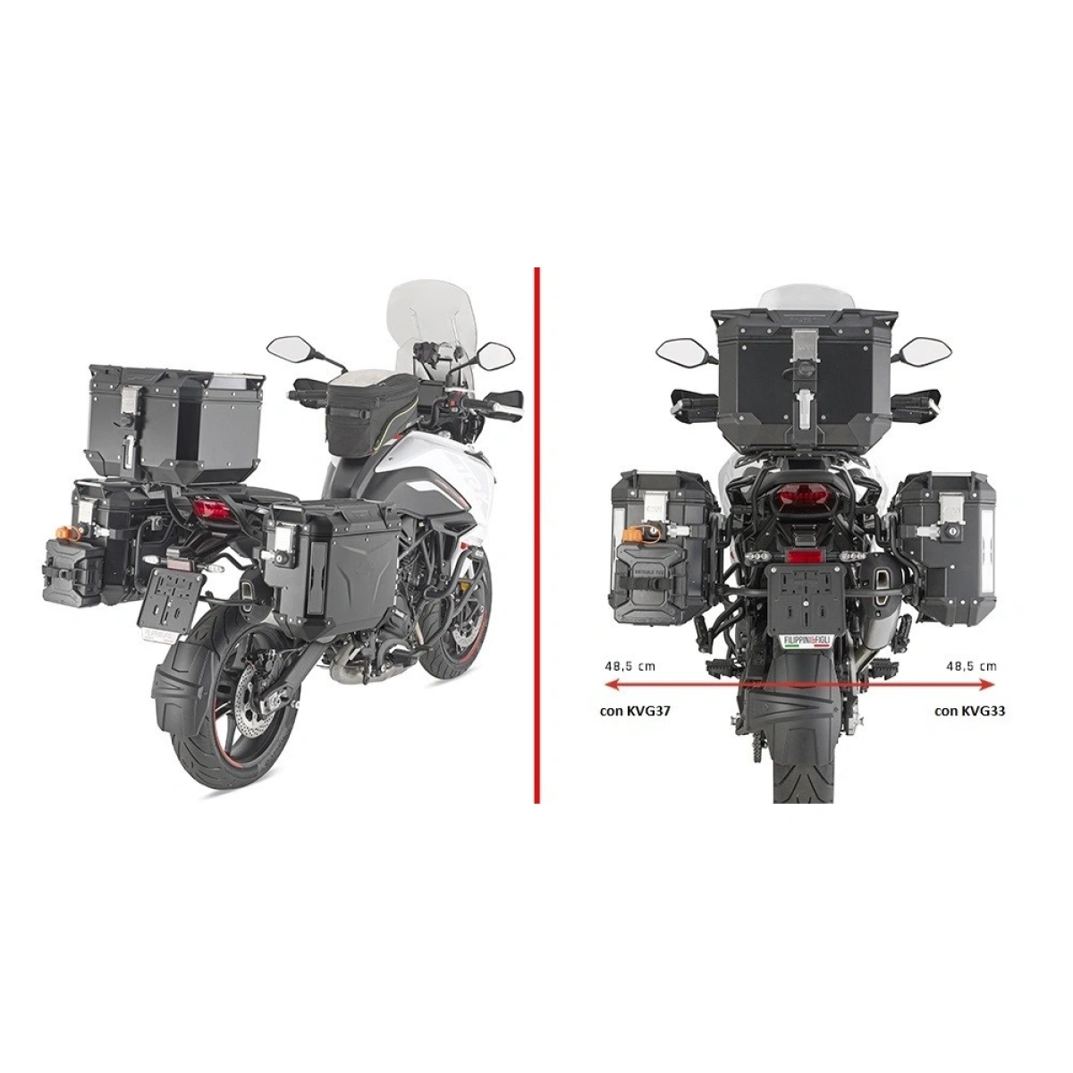 KLOS8717CAM nosič bočných kufrov BENELLI TRK 702 / 702 X (23-25)