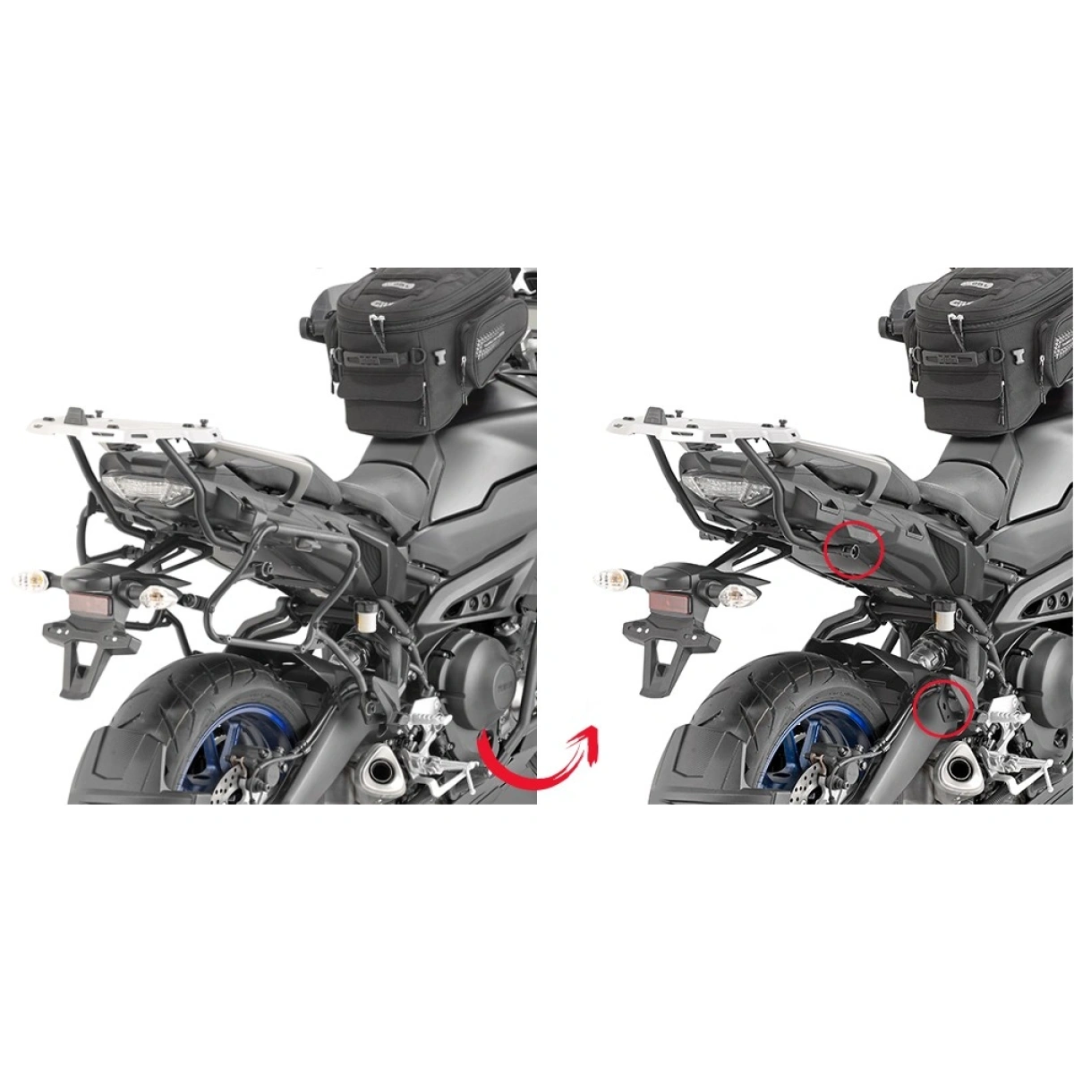KLXR2139 nosič bočných kufrov YAMAHA Tracer 900 / 900 GT (18-20)
