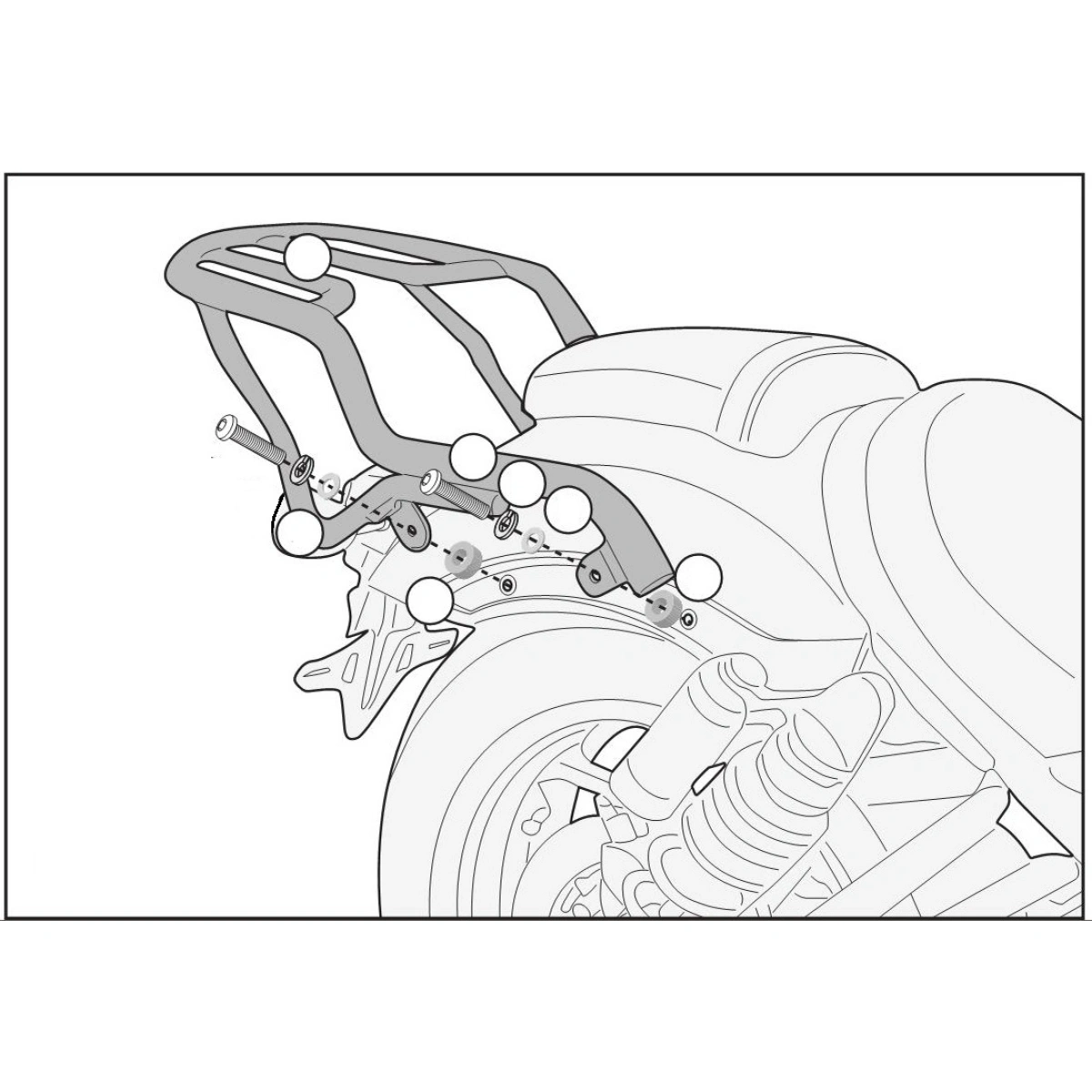 KR1194 nosič kufra HONDA CMX 1100 Rebel (21-26)