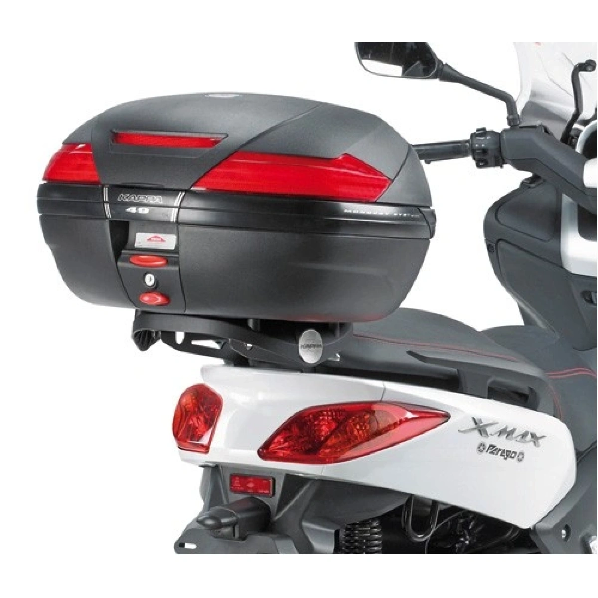 KR370 nosič kufra YAMAHA X-MAX 125-250 / MBK Skycruiser 125 (10-13)