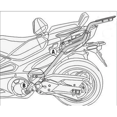 KR6118 nosič kufra KYMCO CV3 550 (22-26)