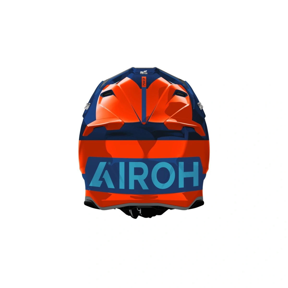prilba TWIST 3 Fancy, AIROH (oranžová fluo-modrá lesklá) 2026