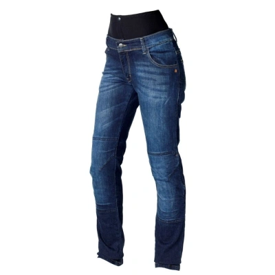 STONE HPS405F - dámske modré kevlarové jeans moto nohavice HEVIK 40