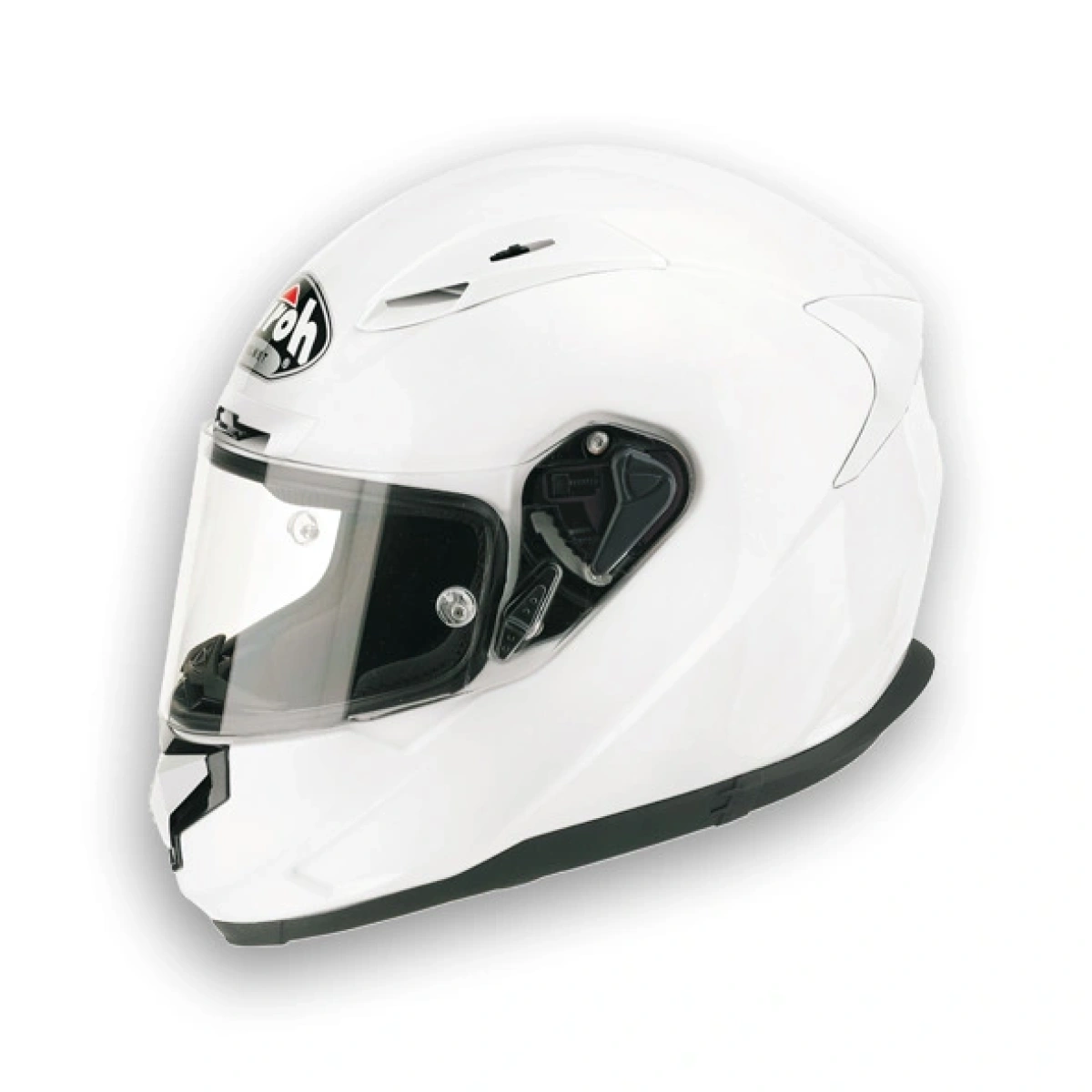 T600 COLOR T614 - integrálna biela moto helma AIROH L