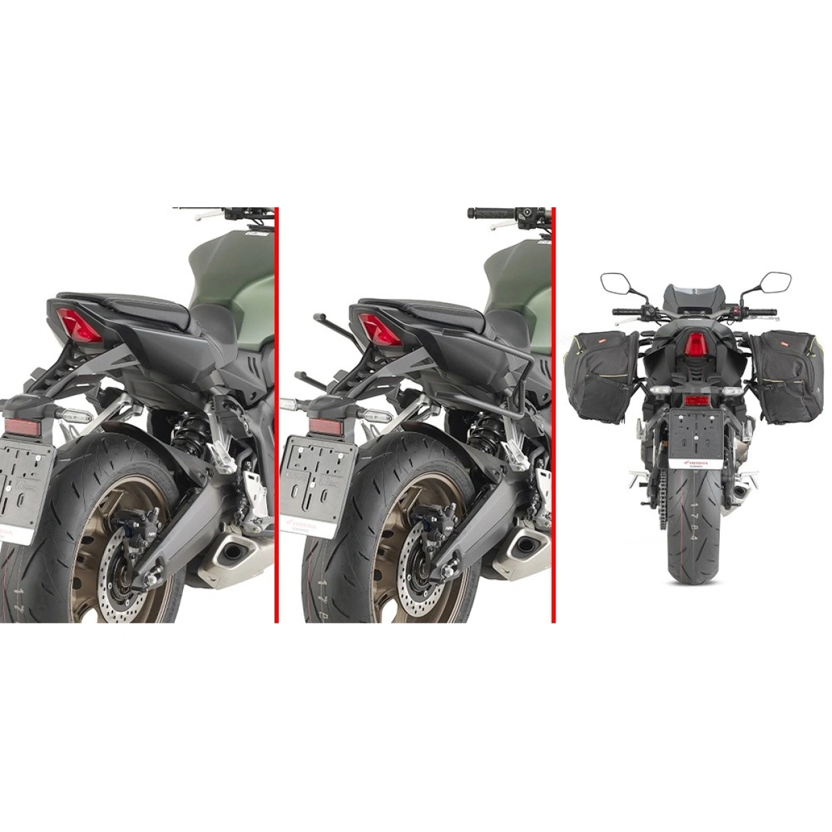 TR1208K nosič bočných tašiek HONDA CB 650 R (24-26)